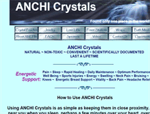 Tablet Screenshot of anchicrystals.com